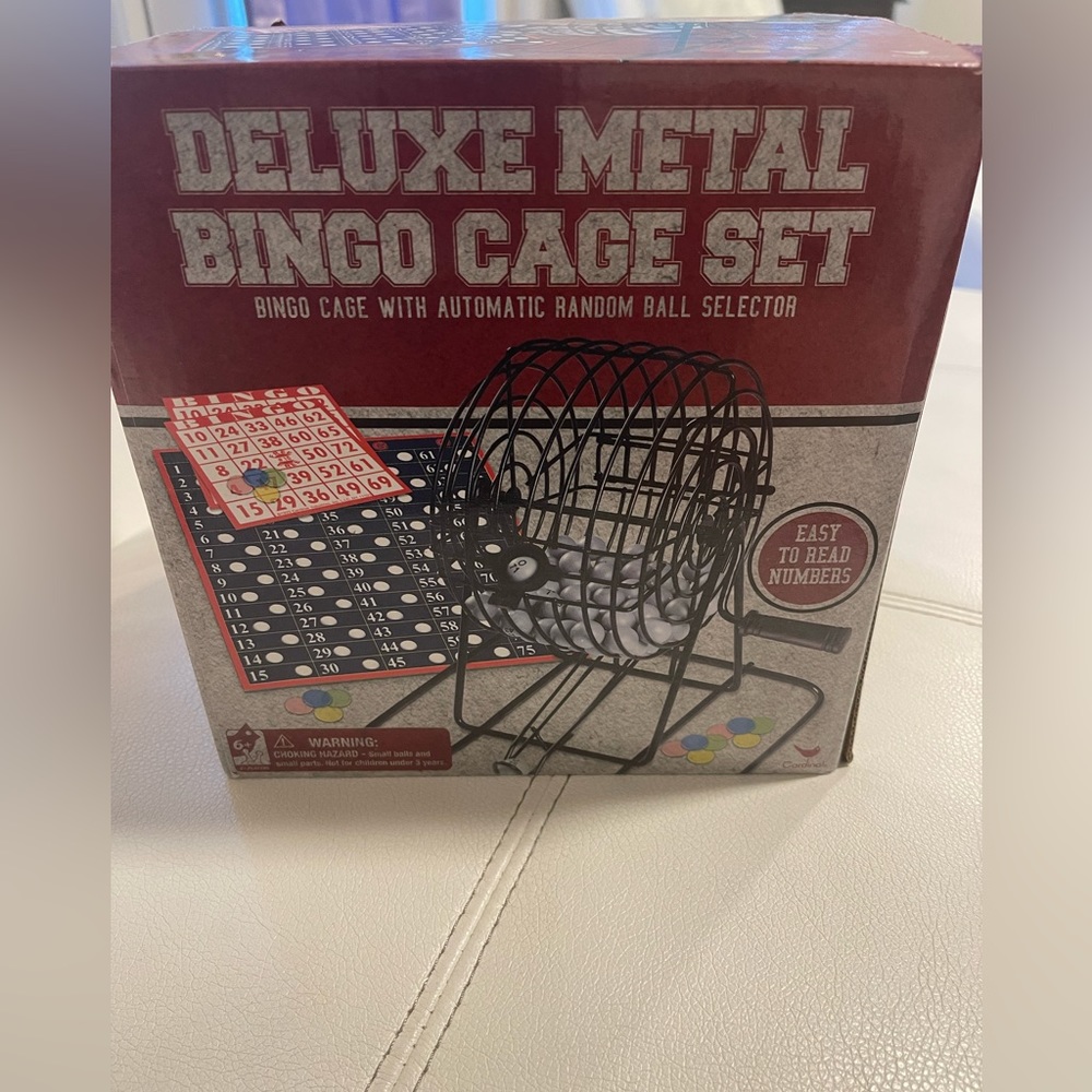 Deluxe Metal Bingo Cage Set